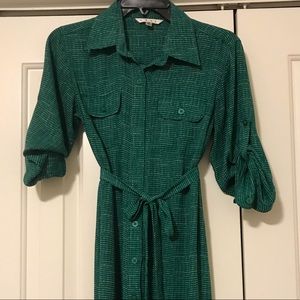 Cabi green dress